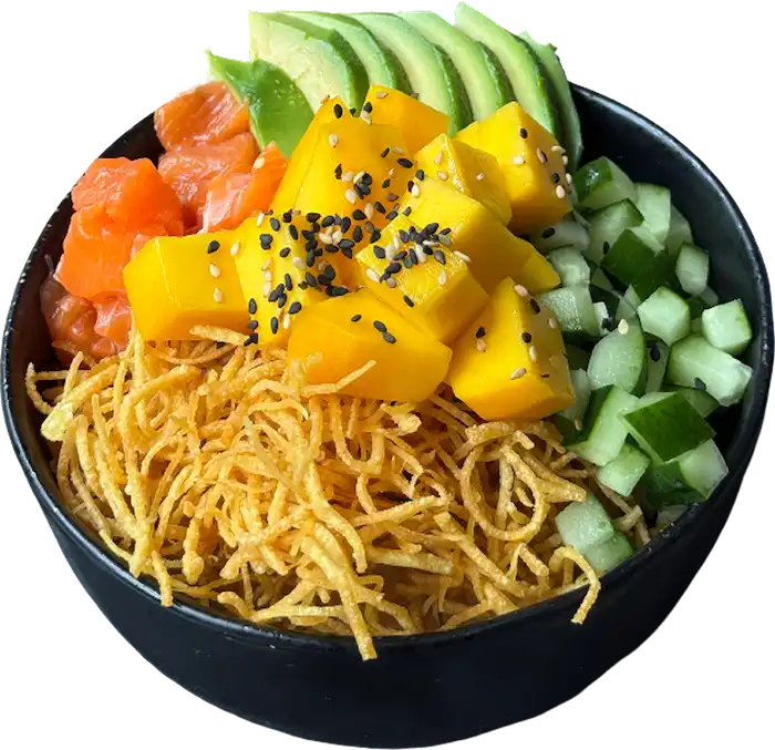 Poke bowl de la bara libre de Munaska