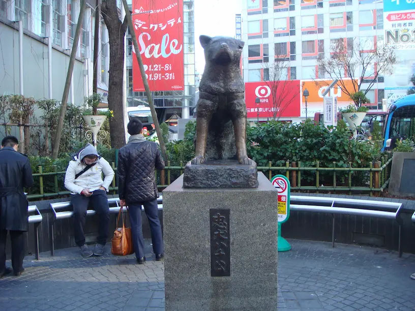 Estatua de Hachiko en Shibuya