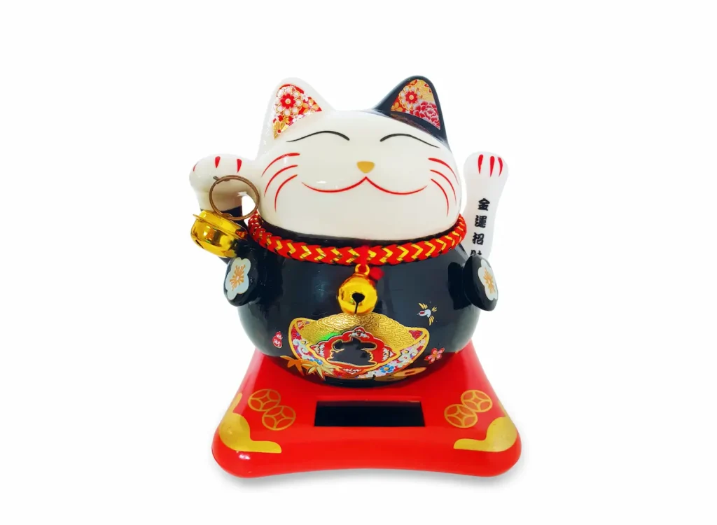 Adorno del gato de la suerte