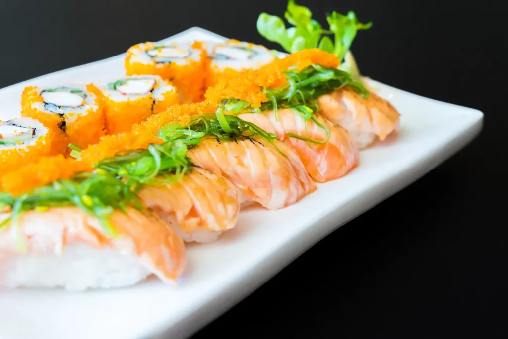 sushi maki sashimi y nigiri